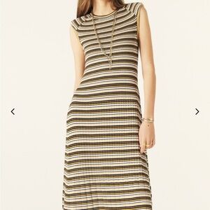 Striped Sleeveless Dress